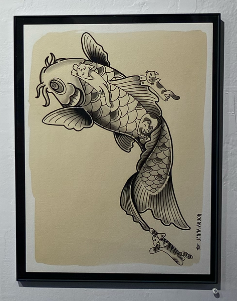 Cat Koi by Jenna Aguon Makaka Bali Tres