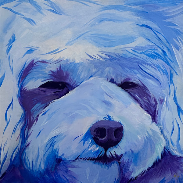 Queenie, Also Staring Intently by Karl Cossio