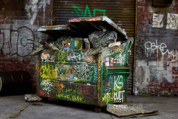 Graffiti Dumpster by Henry Beltran