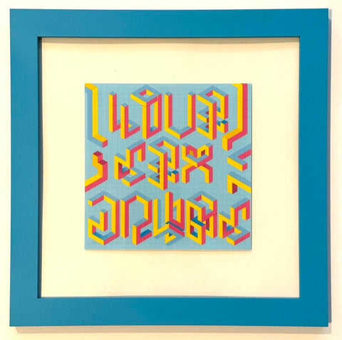 Love, Sex, Drugs (Blue) by Lourans Mikhail
