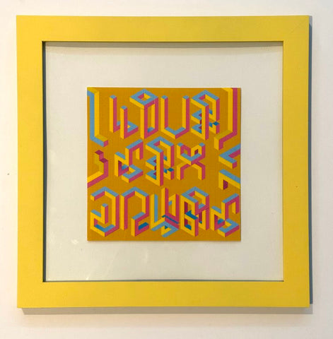 Love, Sex, Drugs (Yellow) by Lourans Mikhail