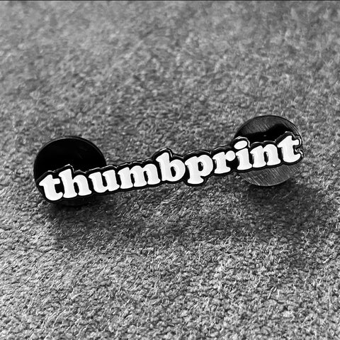 Thumbprint Gallery Logo Pin