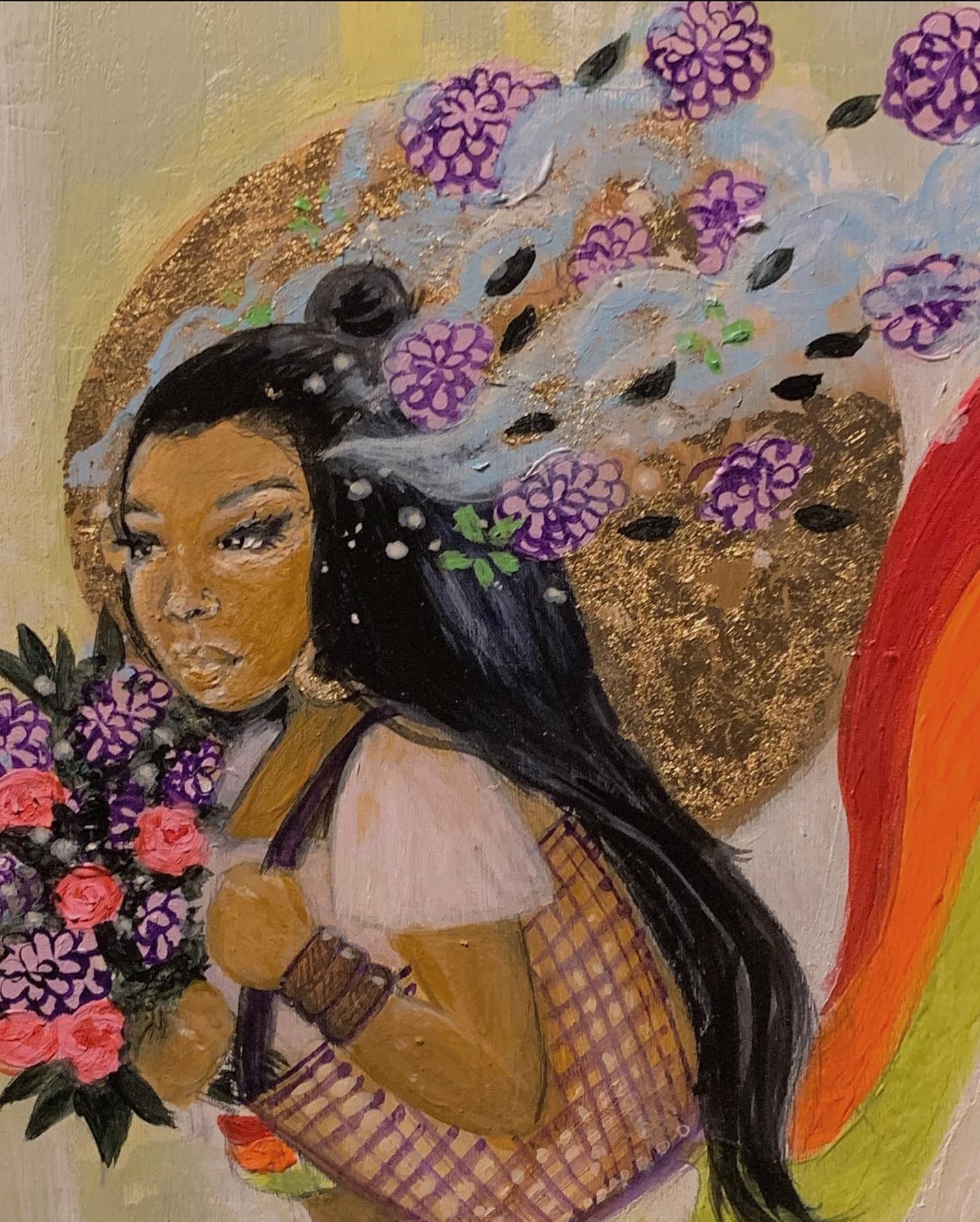 Bighari: Goddess of Flowers and Rainbows by alfienumeric