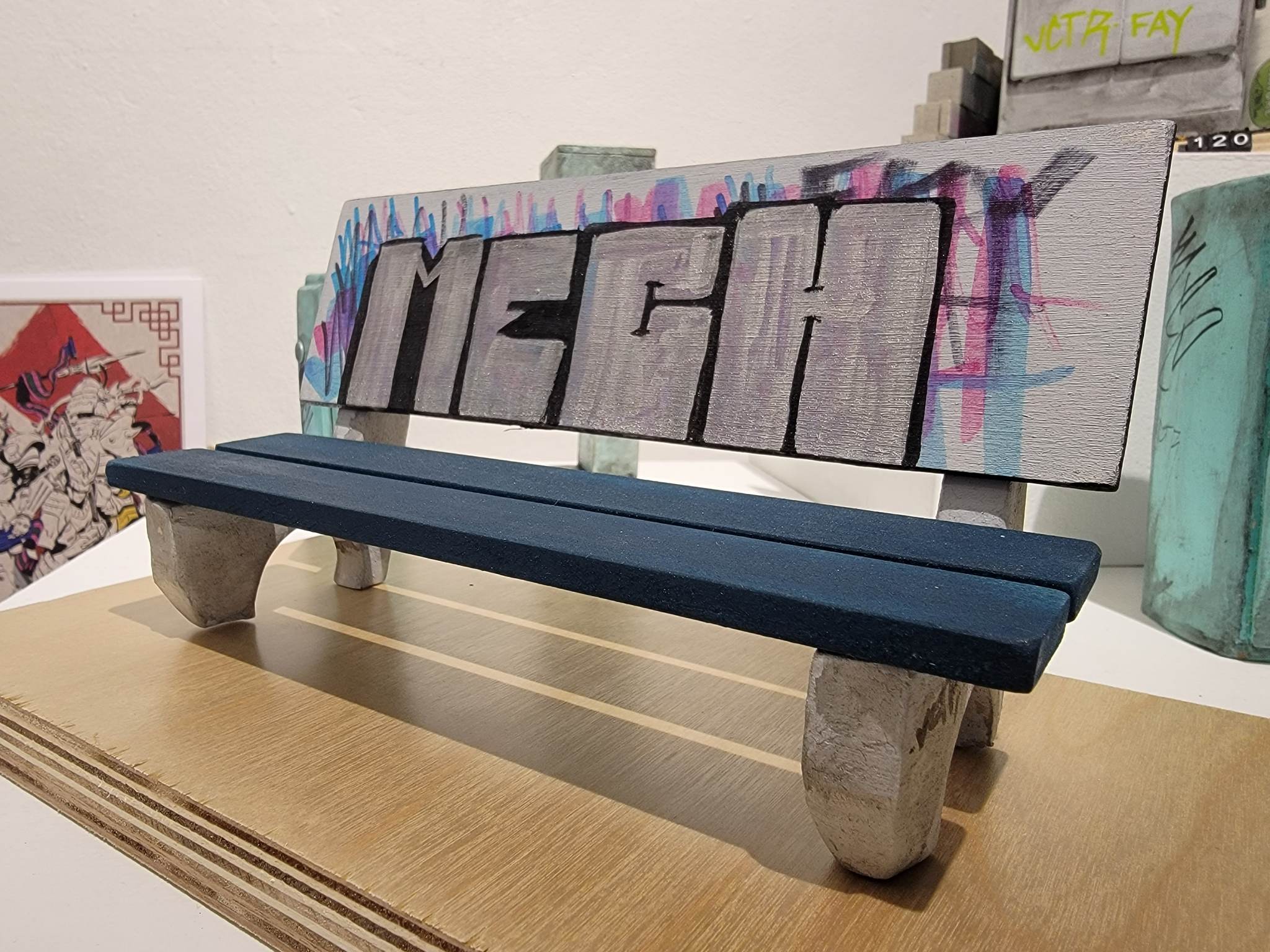 Bus Bench by Victorio Villa