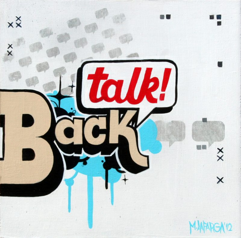 Back Talk by Marcos Lafarga
