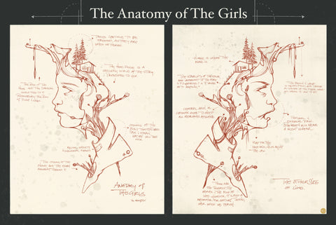 The Anatomy of the Girls Print by Mary Jhun